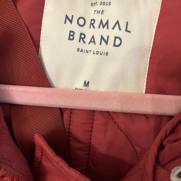 Women's Quilted Red Coat - Picture 2 of 4